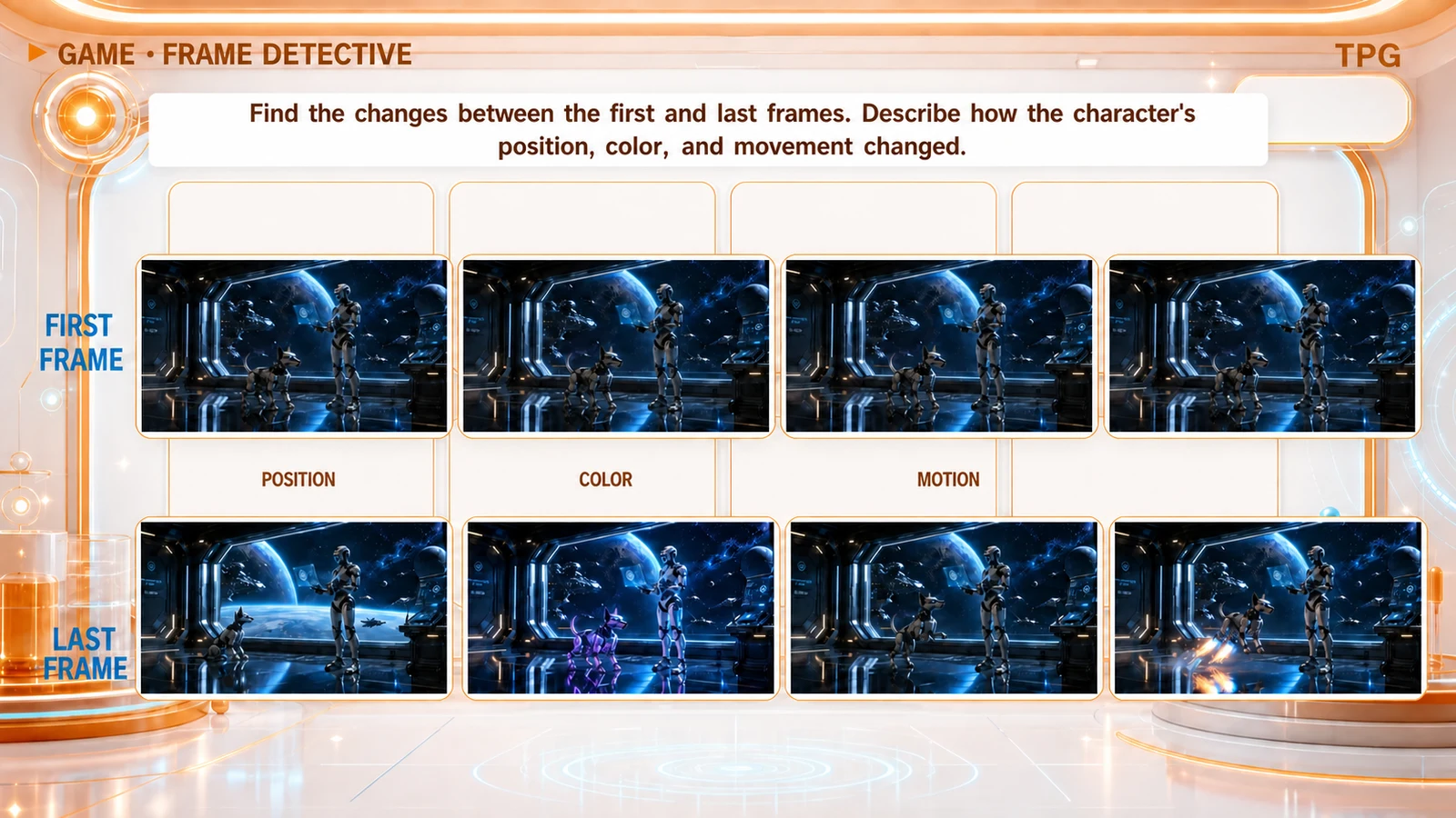 TPG Frame Detective classroom interaction