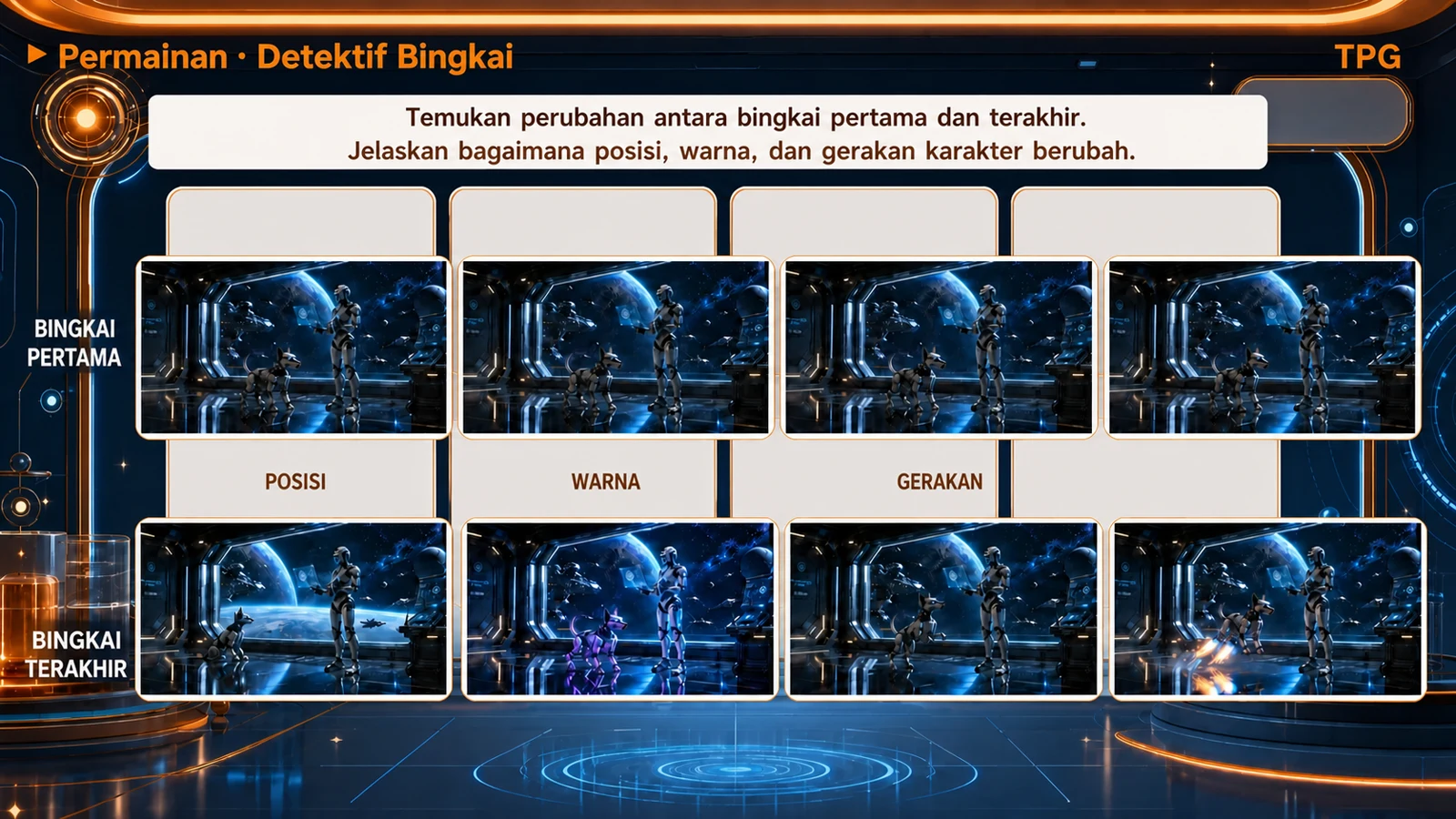 Kursus Video Karakter Penjaga · Detektif Bingkai