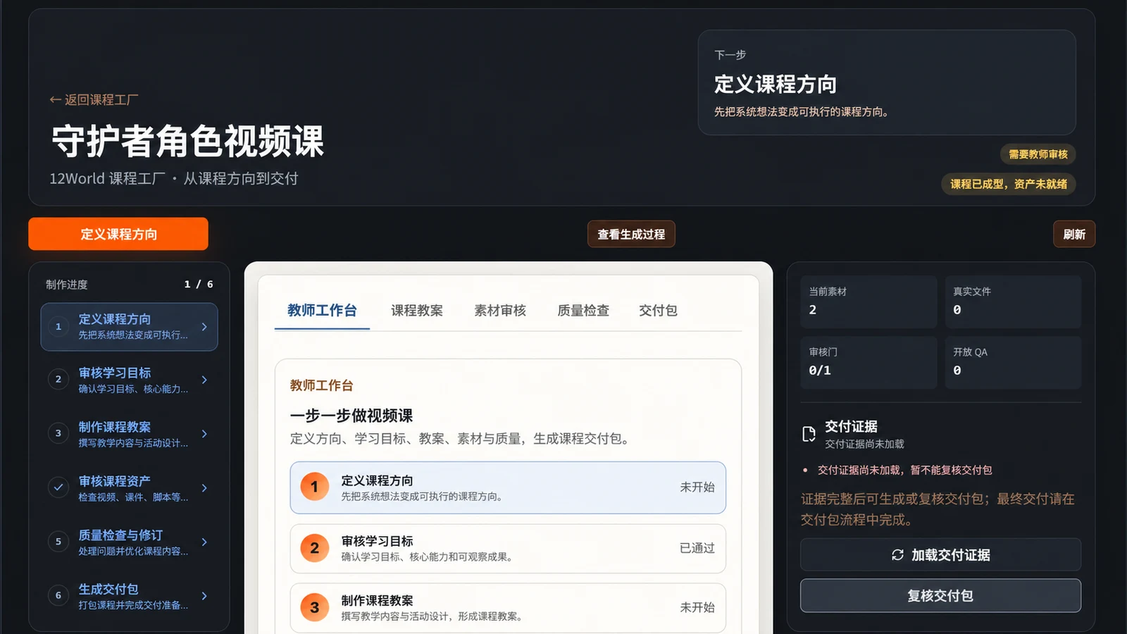守护者角色视频课